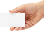 Best Paper Greetings Blank Business Card Paper for Printer, Inkjet and Laser Printable Sheets, 1000 Cards, 3.5 x 2 Inches, White - Pack of 100
