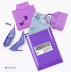 Purple Large Poly Mailers 19x24 Inch | Strong Adhesive Self-Seal Mailer Bags | Tear, Tamper, Water Resistant Shipping Envelopes | Thick Strong polymailer Bags XL Clothing Shipping Bags | 100 Pcs Bulk