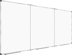 XBoard Extra Large Magnetic Whiteboard 96 x 48 Inch, Giant Foldable Dry Erase White Board with Aluminium Frame & Marker Tray 8' x 4' | Wall Mounted Tri Folding Message Presentation Board