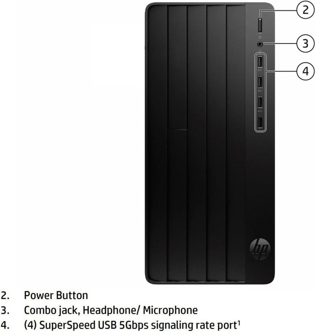 HP Desktop Computers Tower PC for Home Business Student, Intel 6-Core i5-12500 (Beat i7-11700), 64GB DDR4 RAM, 2TB PCIe SSD, WiFi, Bluetooth, RJ-45, Keyboard and Mouse, Windows 11 Pro, Wendbo