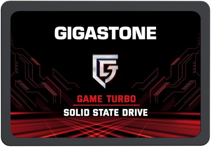 Gigastone SATA SSD 256GB 2.5 inch SSD 520MB/s Upgrade Laptop PC Memory and Storage PS4 HDD Replacement 2.5" Internal Solid State Hard Drives SATA III SLC Cache 3D NAND Game Turbo Performance