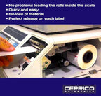 CEPRICO - Customizable CĀS Scale Labels - 144 Rolls of Thermal Printing Scale Labels – Compatible with CĀS LST-8020 | UPC Ingredient | Ideal for Supermarkets, Retailers and Grocery Stores