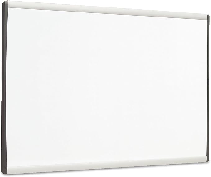 Quartet Dry Erase Board, Magnetic, 30" x 18", Whiteboard, Cubicle, Arc, Aluminum Frame (ARC3018)