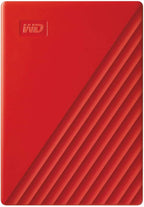 WD 2TB My Passport, Portable External Hard Drive, Red, backup software with defense against ransomware, and password protection, USB 3.1/USB 3.0 compatible - WDBYVG0020BRD-WESN