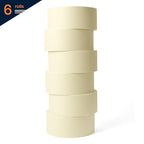 General Purpose Masking Tape 1.88 Inches x 60 Yards, Beige White Painters Tape for Painting, Labeling, DIY Arts Crafts, Home Office School Projects, 6 Rolls