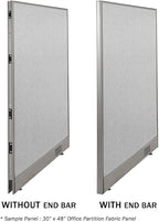 GOF Office Partition Single Panel (24" w x 48" h) 2ft x 4ft
