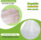 SWIHELP Medium Garbage Bags 8 Gallon /30 Liter Trash Bags Wastebasket Bin Liners Plastic Trash Bags for Bathroom Bedroom Office Trash Can 220 Count