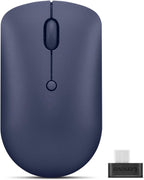 Lenovo 540 Wireless Computer Mouse for PC, Laptop, Computer with Windows or Chrome OS - 2.4 GHz USB-C Wireless Pairing Receiver - Compact Size - 18-Months Battery Life - Ambidextrous -Abyss Blue