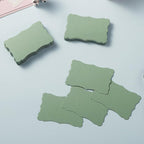 120 Pieces Small Mini Business Cards Vintage Assorted Colors Blank Note Cards Gift Word Card for Business Cards, Gift Cards (Sage-Green, 3.66x 2.36 inches)