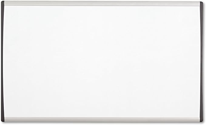 Quartet Dry Erase Board, Magnetic, 30" x 18", Whiteboard, Cubicle, Arc, Aluminum Frame (ARC3018)