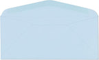 EnDoc #9 Colored Envelopes - 80 Pack - Dusty Blue Pastel Color 3 7/8 x 8 7/8 envelope, Letter Size, For Home, Offices, Holiday, Invoices and Mailings
