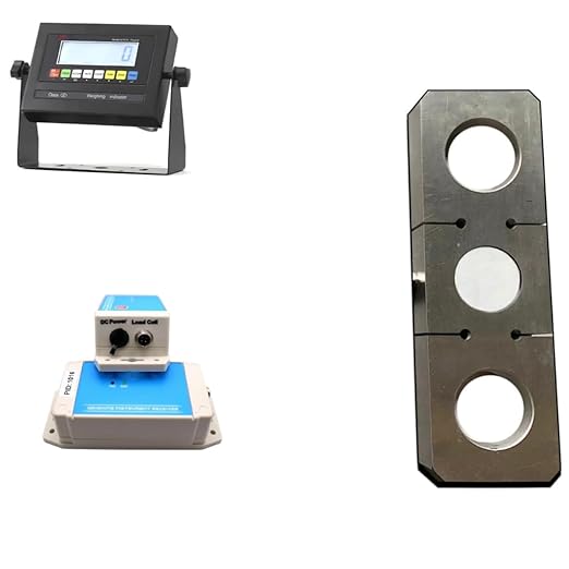 Liberty LS-927-W Wireless Tension Link Scale, Industrial Hanging Electronic Crane Scale, Heavy-Duty Weigh Load Cell | 10,000 lb x 5 lb LCD