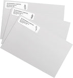 Botanical Flowers Rolled Address Labels/Roll of 250 Alternating Floral Illustrations Personalized Address Labels/Designer Return Address Stickers in Elegant Plastic Dispenser