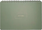 Undated Daily Planner | 8.25” x 11.75” Work To-Do Notebook | ADHD Academic Organizer | Multi-Layout | Men and Women Planner | College Supplies | Evergreen | Landscape Layout