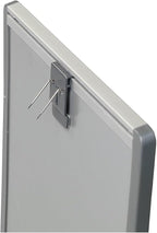 Quartet Bulletin Board, 24" x 14", Corkboard, Cubicle, Arc, Aluminum Frame (ARCB2414)