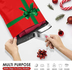 Christmas Poly Mailers 10x13 Inch | Self-Seal Holiday Packaging Envelopes | Red Green Gift Shipping Bag | Christmas polymailer bags Mailer Envelopes | Xmas Large Holiday Mailing Envelope | Pack of 250