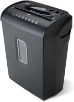 Aurora AU608MB High-Security 6-Sheet Micro-Cut Paper Credit Card Shredder with 3.5-Gallon Wastebasket, 4-Minute Continuous Running Time, Security Level P-4
