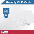 10 Pack - Bodno Premium CR80 30 Mil Graphic Quality PVC Cards