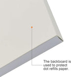 Unpunched Refills Paper, Letter Size Loose Leaf Paper for Ring Binder/Discbound Notebook Planner Inserts, 100 Sheets/200 Pages, White, Dot Grid, 8.5 X 11 Inch