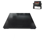 Liberty LS-800-3x3 NTEP Certified (Legal for Trade) Heavy Duty Industrial Floor Scale | 36" x 36" | Capacity of 2,500 lbs x 0.5 lb Black