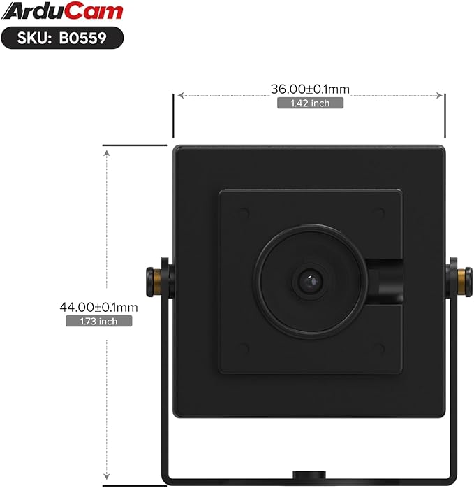 Arducam High Speed USB Camera Module, 1080P/100fps, 720P/180fps, 480P/360fps, Autofocus Lightburn Camera for Windows, Linux
