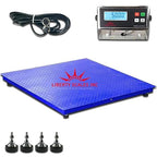 Liberty LS-700-4X6 Heavy Duty General Purpose Floor Scale | 48" x 72" | Capacity of 5000 lbs x 1 lb + Blue