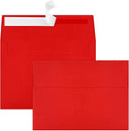 70 Packs A4 Envelope, Red A4 Envelopes, 4x6 Photo Envelopes for Invitations, Envelopes Self Seal for Weddings, Baby Shower, Photos, Postcards, Greeting Cards, Mailing