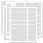 Colorful Images Cheerful Florals Return Address Mailing Labels, Personalize with Name & Address, Set of 144 Self Adhesive, Easy Peel Flat Label Sheets, Large, 1 Design