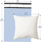 Large Poly Mailers 19x24 Inch 100 Pack, Shipping Bags for Clothing with Self-Sealing Tear-Resistant, Waterproof Poly Bags, Mailing Envelopes for Small Business (Light Blue)