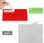 50 Pack 5x7 Envelopes - Self Seal for Weddings, Invitations, Photos, Greeting Cards & Mailing (Red)
