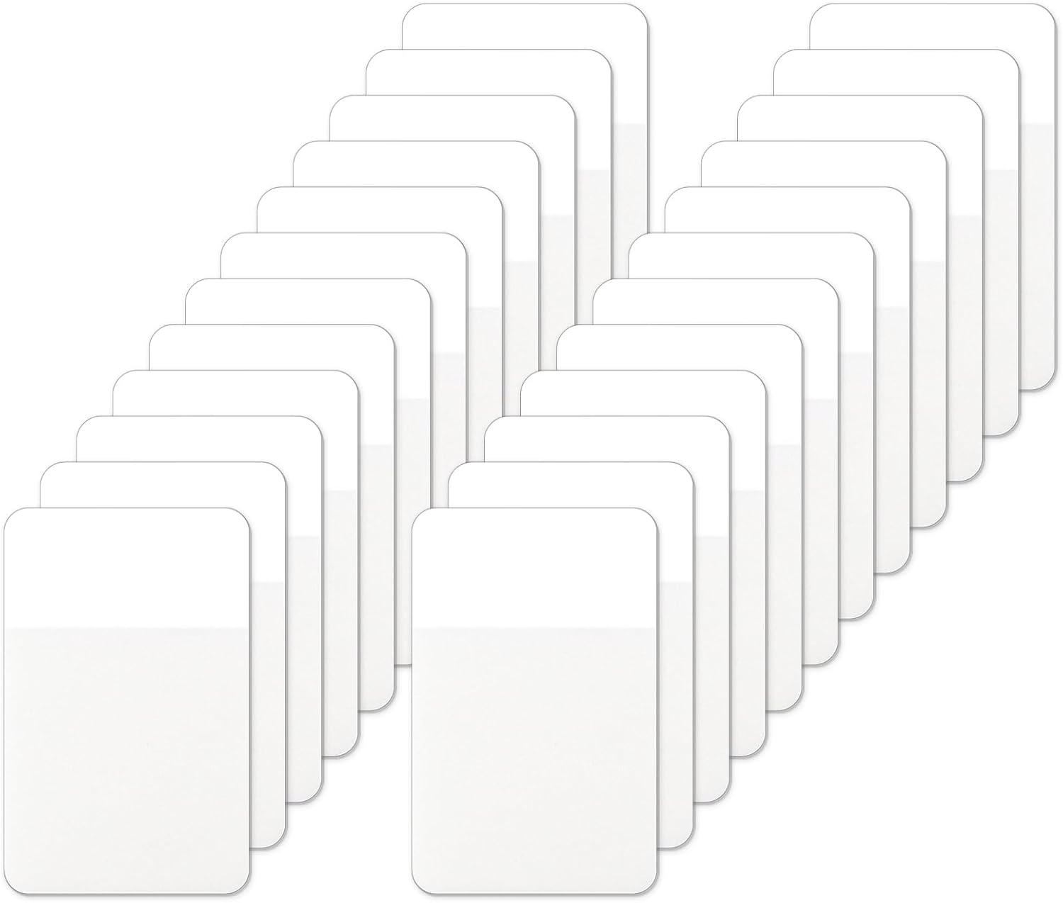 Sticky Index Tabs, Page Markers Writable File Tabs Flags for Notebooks, Binders, File Folders, Books 1.6 x 1 Inch, White (480 Pieces)