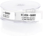 White Bold Rolled Address Labels/Roll of 250 Personalized Address Labels/Designer Return Address Stickers in Elegant Plastic Dispenser