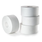 IDL Packaging 3" x 375 feet Reinforced Water-Activated Kraft Gummed Tape 70lb Thickness (Pack of 4) - Secure Paper Packing Tape for Secure Carton Sealing - Heavy-Duty for All Conditions, White