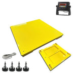 Liberty LS-800-4X5 NTEP Certified (Legal for Trade) Industrial Floor Scale | 48" x 60" | Capacity of 5,000 lbs x 1 lb + Yellow