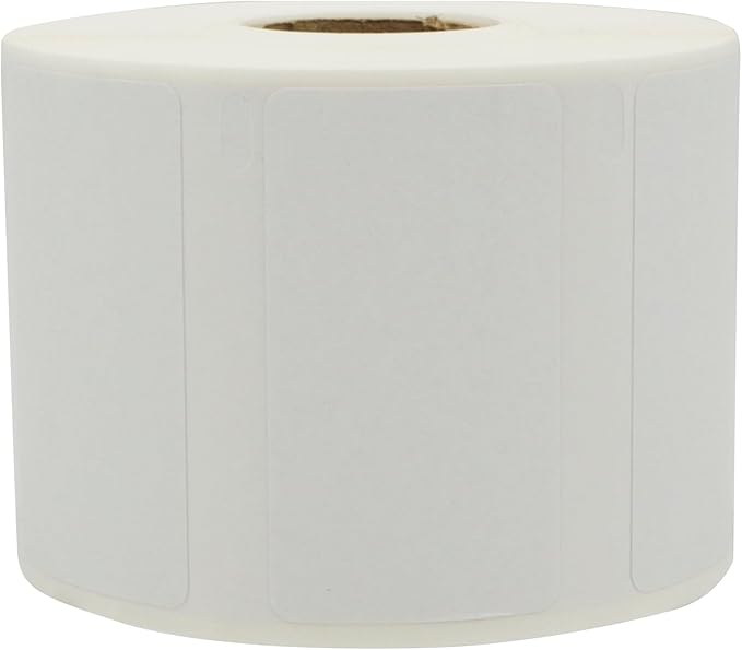 RGiNK for DYMO 550 Labels (30334 with RFID Chip) Multipurpose Barcode Labels (2-1/4" x 1-1/4"), Perforated, Compatible with DYMO Labelwriter 450 4XL 550&5XL 550 Turbo Printers [6 Rolls, 6000 Tags]