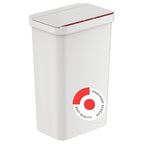 iTouchless Prime 13.2 Gallon Sensor Trash Can, Slim and Space-Saving, Durable Dent-Proof Construction, Automatic Bin White Color Great for Kitchen, Home, Office, Business, Garage, Plastic
