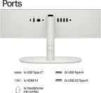 HP 2025 New 22 Inch All-in-One Desktop Computer • 32GB RAM • 1TB PCIe SSD • Intel CPU • Ultra-Quiet Design • Microsoft Office Trial • Wi-Fi 6 • White KB & Mouse • WOWPC Recovery USB • Windows 11