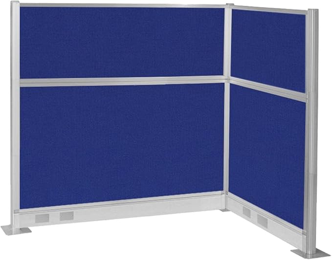 Versare Pre-Configured Hush Panel Electric Cubicle | Workstation Divider Walls | Cubicle Privacy Panels | Office Partition Walls