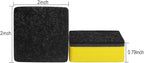 40 Pack Magnetic Whiteboard Dry Eraser Dry Erase Erasers Bulk Chalkboard Eraser Cleaner for Classroom, Office (2 x 2 inch, Yellow)