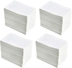 4 Stacks Fanfold 4" x 6" Direct Thermal Labels, 1000 Labels Per Stack, White Perforated Shipping Labels, Permanent-Adhesive, Compatible Zebra, Rollo Thermal Label Printer