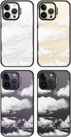MOSNOVO Case for iPhone 14 Pro Max, [10ft 4X Military-Grade Drop Protection] Durable & Shockproof Phone Case Cover Design for iPhone 14 Pro Max - Cloud - Clear Black