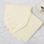 120 Pack Kraft Mini Envelopes Small Envelopes Self-Adhesive Tiny Pockets for Business Cards Christmas Holiday Small Gift Cards Invitations Cards(4.13"×2.76") (Cream Color)