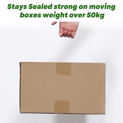 Clear Packing Tape (48 Rolls), Heavy Duty Packaging Tape for Shipping Packaging Moving Sealing, 2 inches Wide, 65 Yards Per Roll