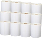 12 Rolls 4XL Labels 4" x 6" Address Shipping Labels 1744907 Compatible for 4XL LabelWriter, 220 Labels/Roll