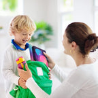 6 Pack Stretchable Book Cover Jumbo Fabric Book Covers Colorful Pattern Print Book Protector Washable Reusable Protective Textbook Cover for Hardcover Textbooks up to 9 x 11 Inch (Stylish Pattern)