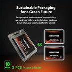 Gigastone Home Server SSD 4TB NAS SSD Drive Cache (2-Pack) 24/7 Durable High Endurance Personal Cloud Data Sync Network Attached Storage RAID 3D NAND 2.5" SATA Internal Solid State Hard Drives