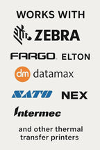 Compulabel 4" x 6" Direct Thermal Labels, White, 3" Core, Perforated, Permanent Adhesive, 3 Rolls, 1000 Labels per roll, 3000 Total