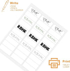 30 UP 1" X 2-5/8" FBA White Shipping Address Labels for Laser and Ink Jet Printer, 30 per Page (100 Sheet, 3000 Labels)