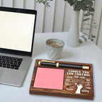 Inspirational Quotes Office Sticky Note Holder, Cute Sticky Note Holder, Thank You Appreciation Gifts for Friends Women Men Coworkers, Office Desk Self-Stick Note Pad Holders YB364