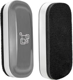 maxtek Dry Erase Eraser, Magnetic White Board Erasers - 2 Pack, Glass Whiteboard Eraser for Office and School Supplies (Gray)